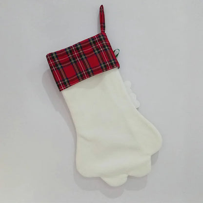 Christmas Paw Stocking Hanging Decoration