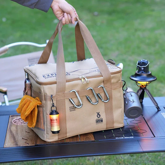 Outdoor Storage Bag with Tactical Organizer for Camping