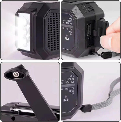 Portable Emergency AM/FM Dynamo Radio Power Bank