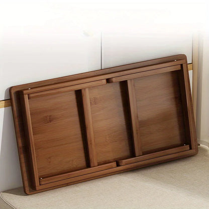 Coffee Table Bamboo Top Foldable Wooden