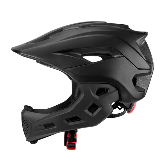 Kids Bike Helmet Full Face with Detachable Chin Guard