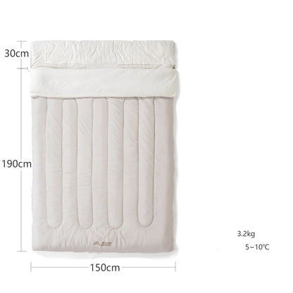 Camping Sleeping Bag for 2 Person with Portable Detachable Strap