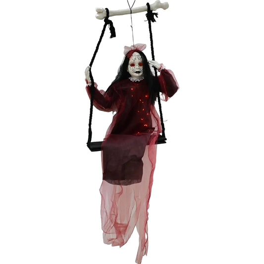 Halloween Hanging Ghost Swing Decoration