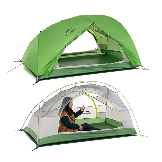 Outdoor Camping Tent with Ultralight Waterproof Double Layer (2 Person)