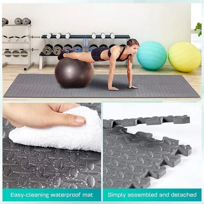 Foam Floor Mat Interlocking Puzzle Tiles
