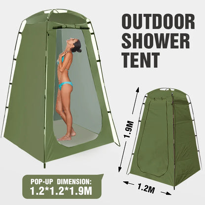 Outdoor Privacy Shower Tent with Waterproof UV Protection