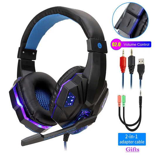 Wired LED  Gaming Headset with Microphone