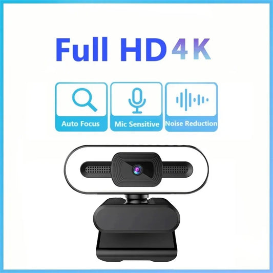 Webcam Full HD 4K Autofocus with Microphone