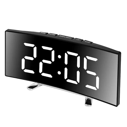 Digital LED Alarm Clock (Black)