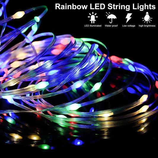 Christmas String Lights with LED Bluetooth and Remote Control