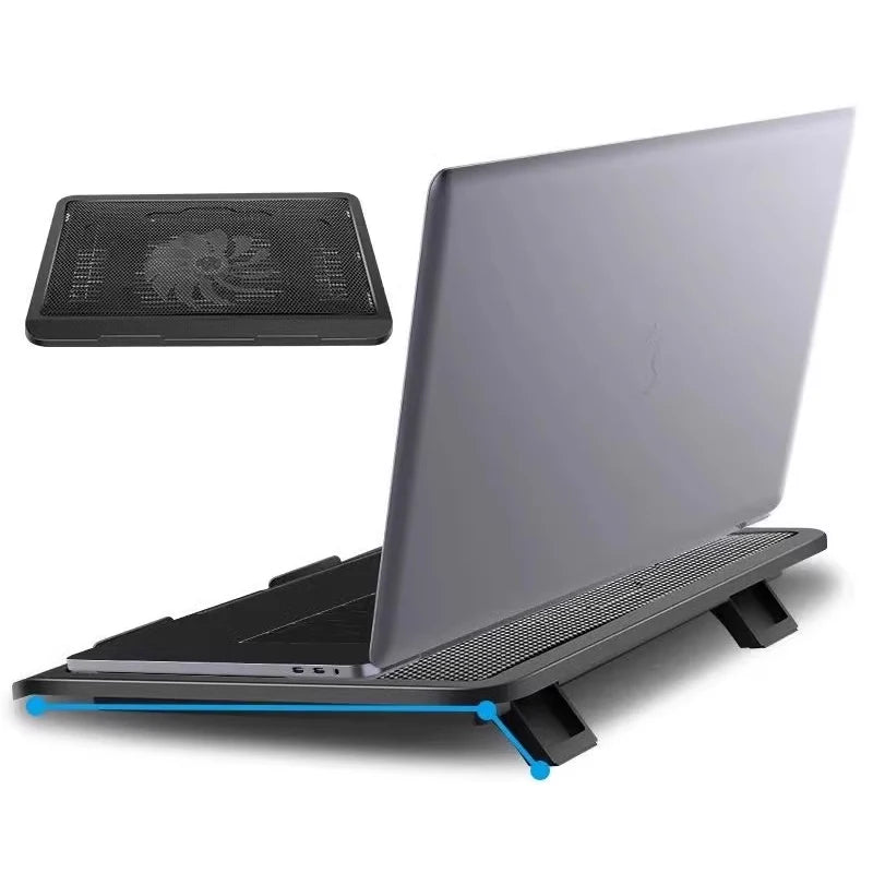 Laptop Cooling Pad Silent Adjustable Stand 14-17 Inch