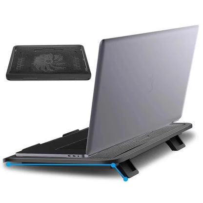 Laptop Cooling Pad Silent Adjustable Stand 14-17 Inch