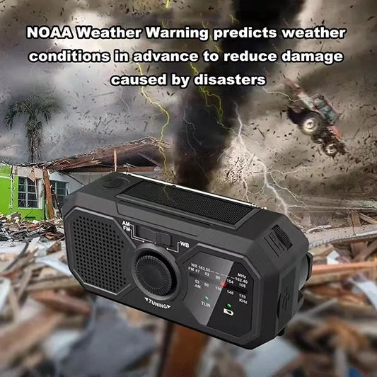 Portable Emergency AM/FM Dynamo Radio Power Bank