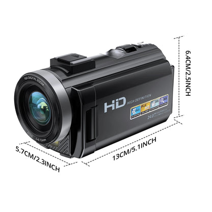 Digital Camera Video Camcorder with Rotating LCD Screen