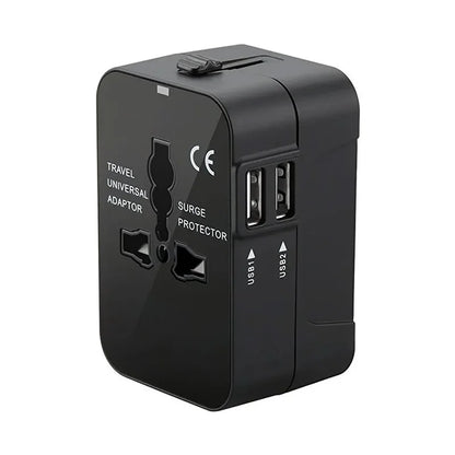 Travel Plug Adapter Universal USB Locking