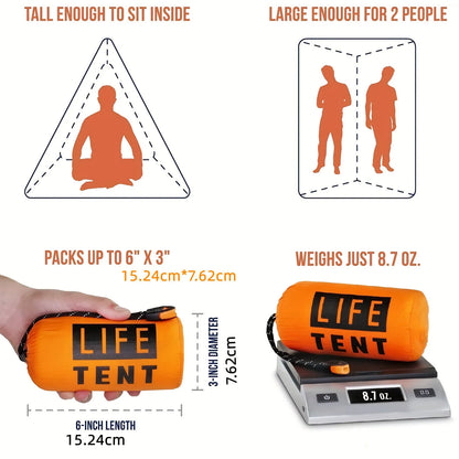 Emergency Tent with Waterproof Portable for 2 Person