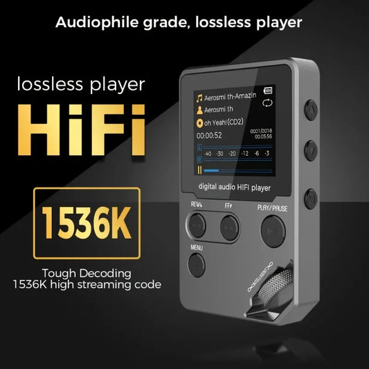 Bluetooth MP3 Player Zinc Alloy 8GB Lossless Audio