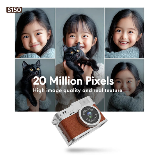 Mini Camera Video Recorder 1080P CCD Retro Compact Portable