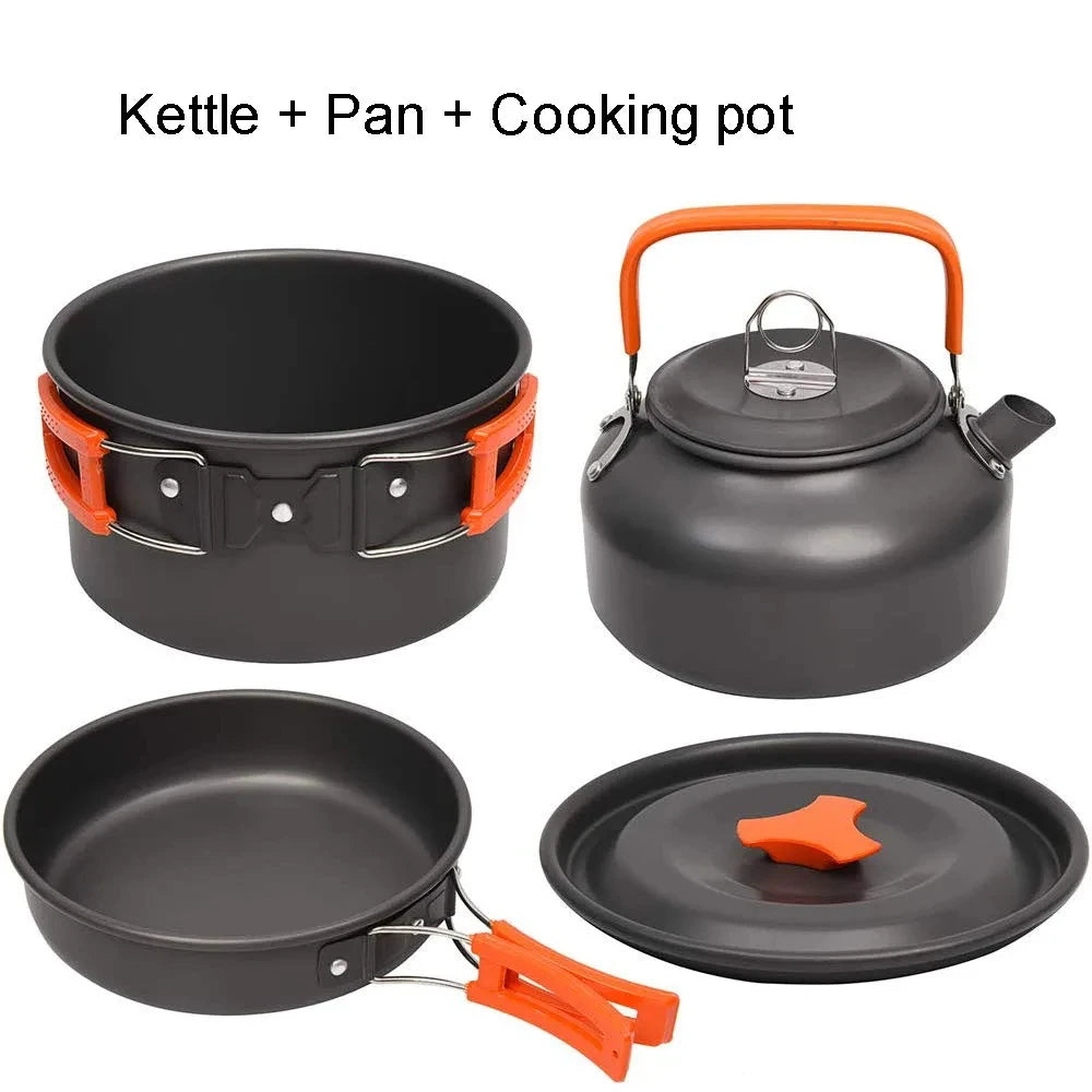 Camping Cookware Set Lightweight Non Stick