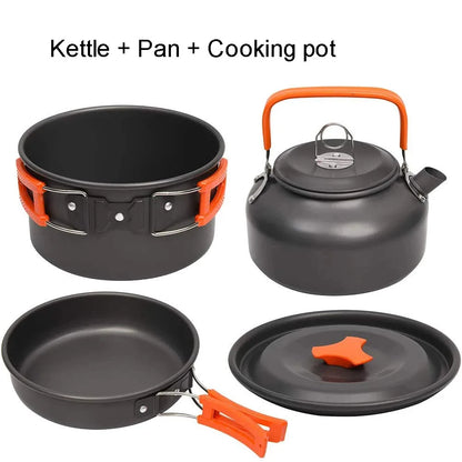 Camping Cookware Set Lightweight Non Stick