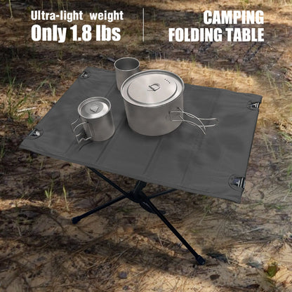 Camping Table Folding Aluminum Portable Roll-Up Lightweight