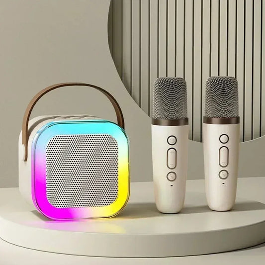 Bluetooth Karaoke Speaker Portable Wireless Home Audio Microphone