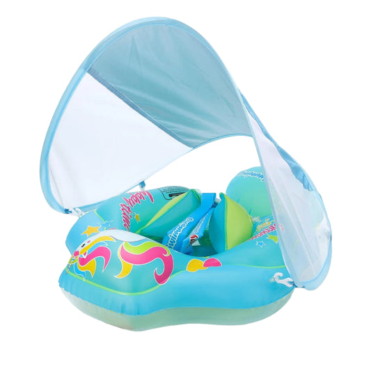 Baby Swim Float Inflatable Ring with Canopy