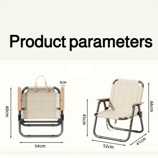 Outdoor Portable Aluminum Folding Chair