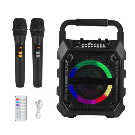 Wireless Karaoke System with Speaker & Microphone Set