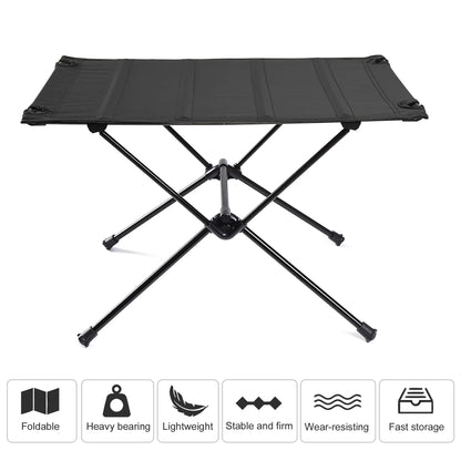 Camping Table Folding Aluminum Portable Roll-Up Lightweight