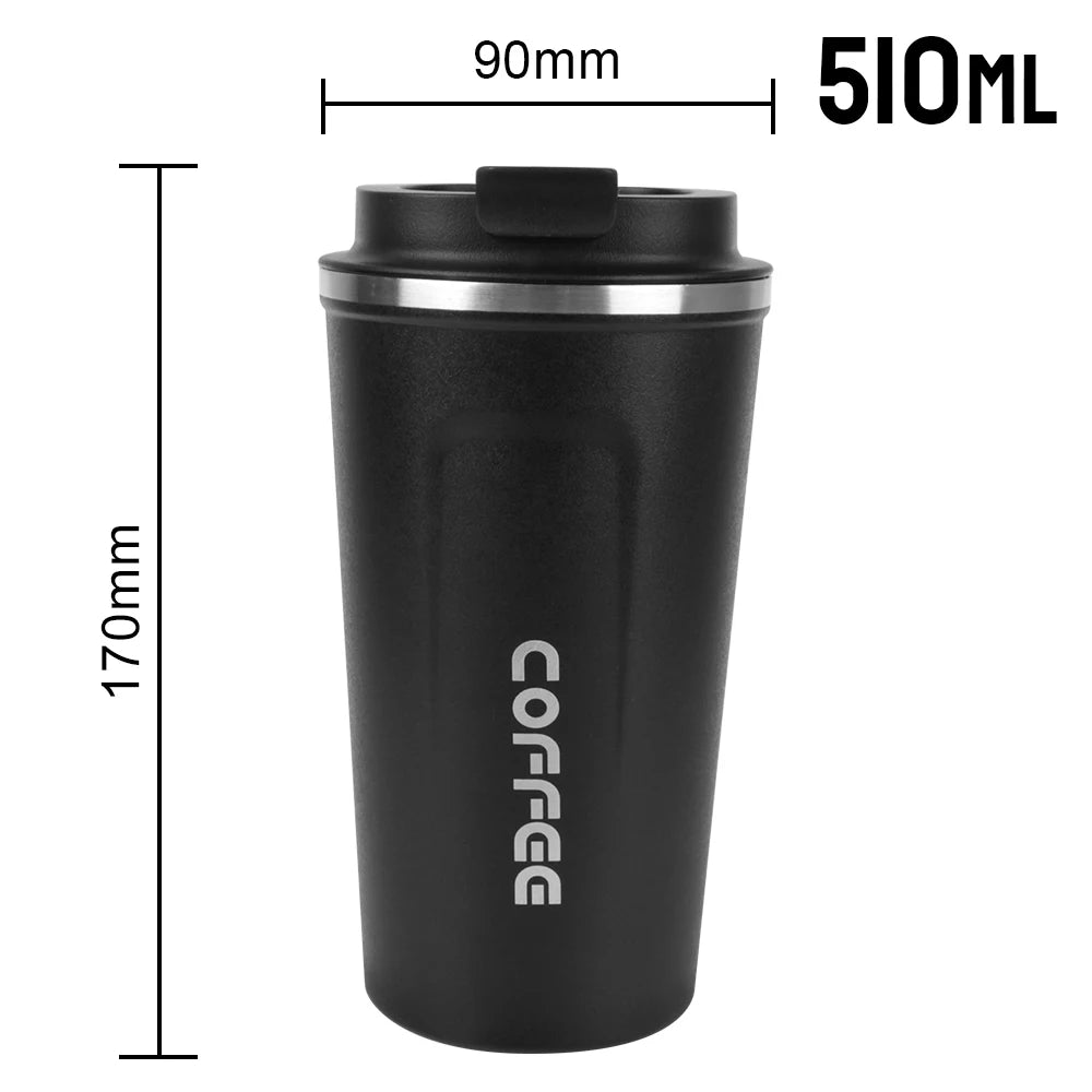 Stainless Steel Coffee mug (Black)