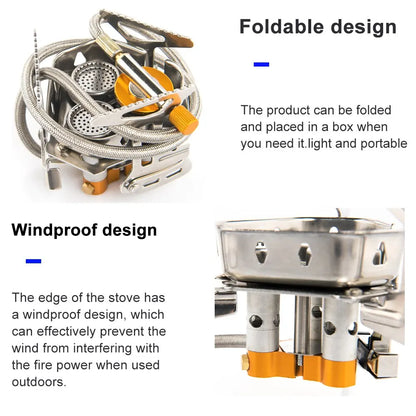Camping Gas Stove Portable Outdoor Burner