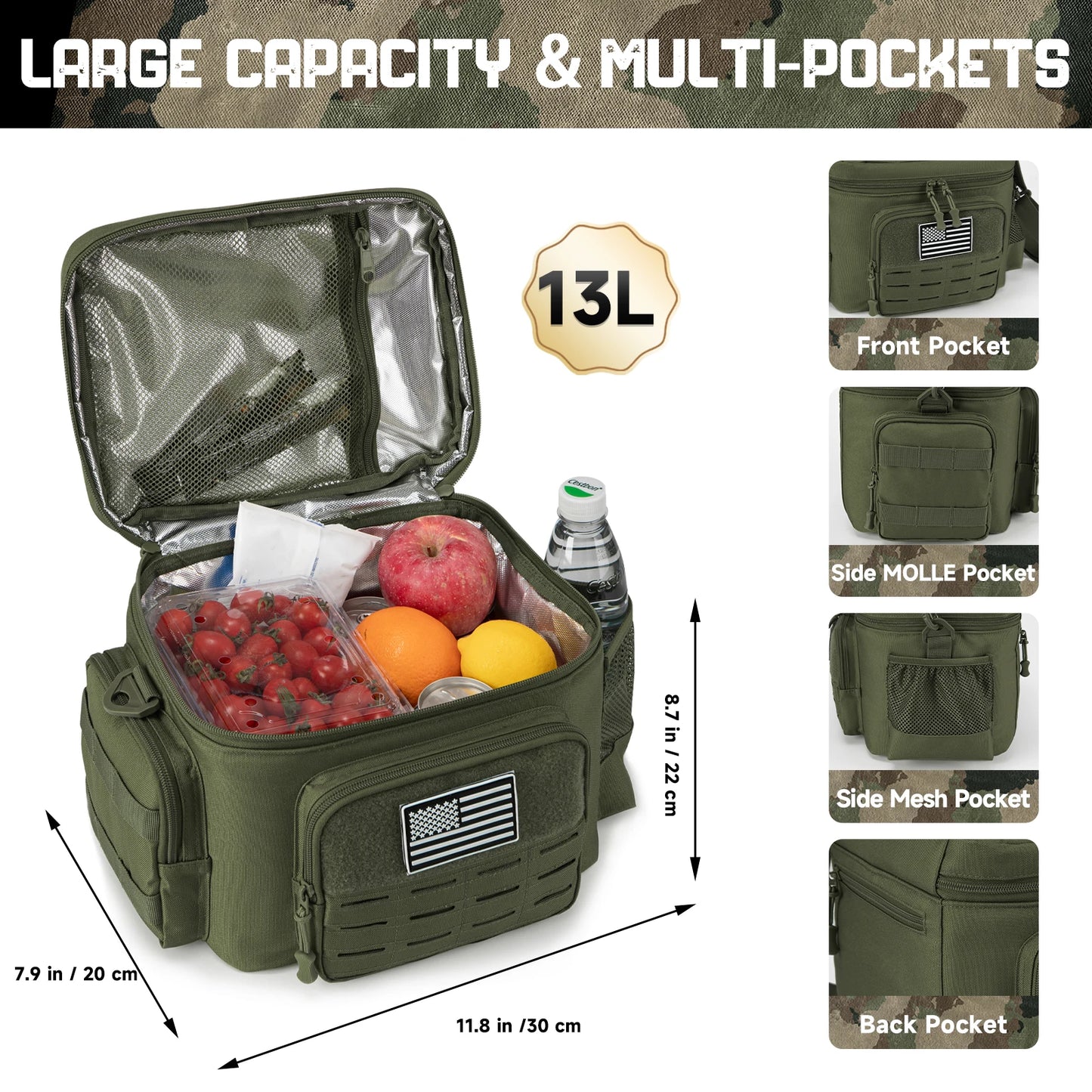 Lunch Box Heavy Duty Insulated Thermal Cooler
