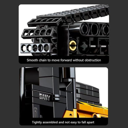 Building Blocks Excavator Model 1022pcs City Construction