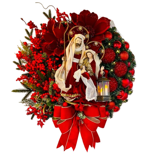 Christmas Wreath Door Hanging Artificial Garland