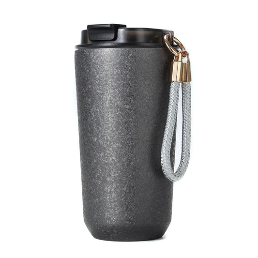 Titanium Coated Travel Mug (Black)