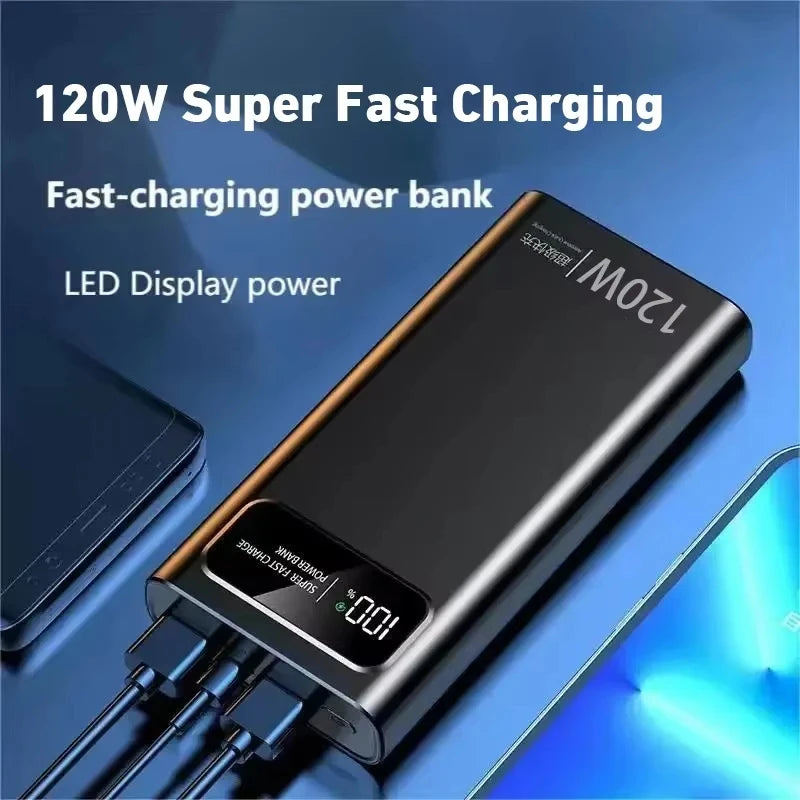 Power Bank 100000mAh Fast Charging Digital Display