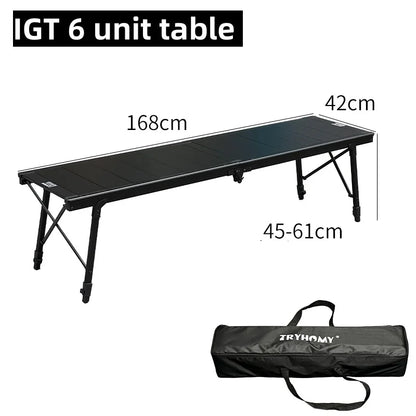 Outdoor Camping Table with Portable Aluminum Alloy
