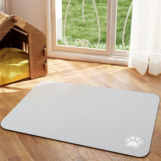 Pet Feeding Mat (Grey)