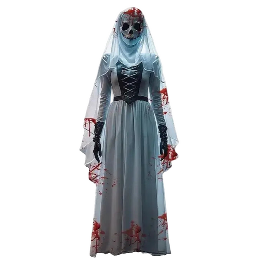 Halloween Skull Bride Flag Cloth Decoration
