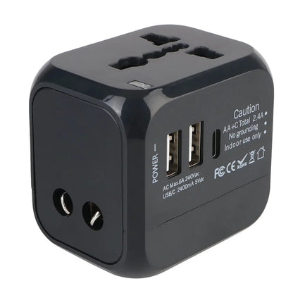 Travel Adapter Universal Wall Charger with USB Type C