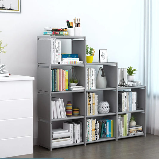 Bookshelf Storage Rack with Multi-layer Closet