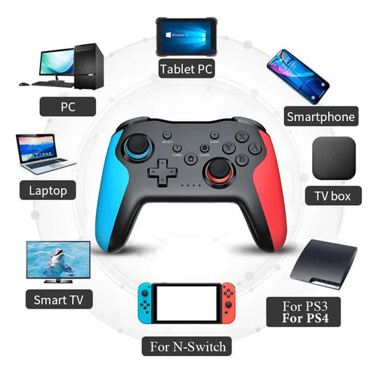 Gamepad Wireless Bluetooth Controller Dual Vibration Joystick