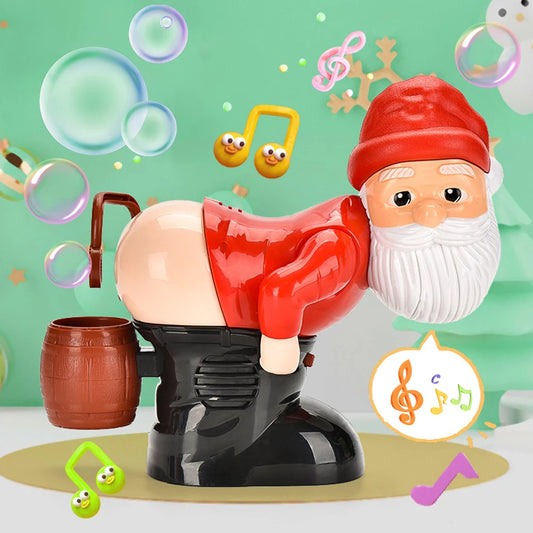 Christmas Santa Claus Bubble Machine with Music Xmas Toy