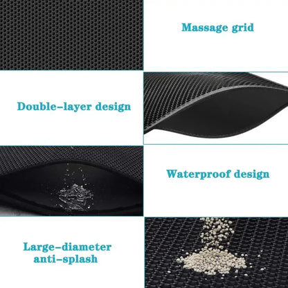 Waterproof Cat Litter Mat (Grey)