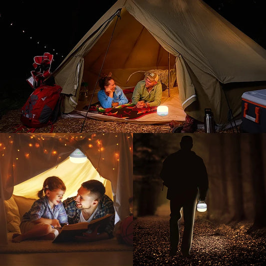 Outdoor Camping Lantern with LED Rechargeable Light