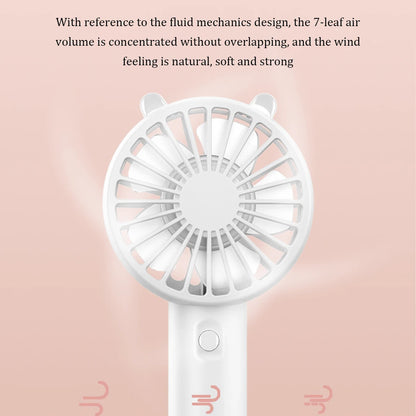 USB Portable Mini Handheld Fan (Pink)
