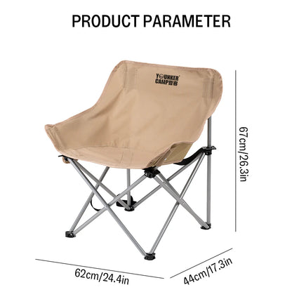 Outdoor Moon Chair with Portable Camping Picnic