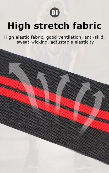 Wrist Straps Adjustable Elastic Powerlifting Support