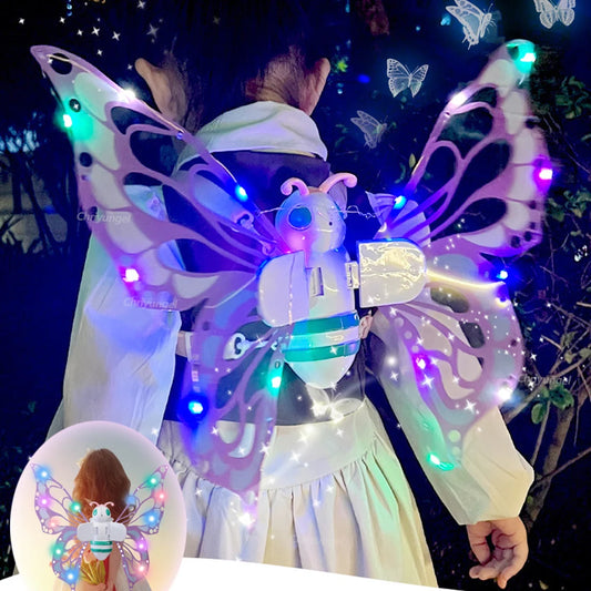 Fairy Wings Electric Light Up Butterfly Costume for Kids